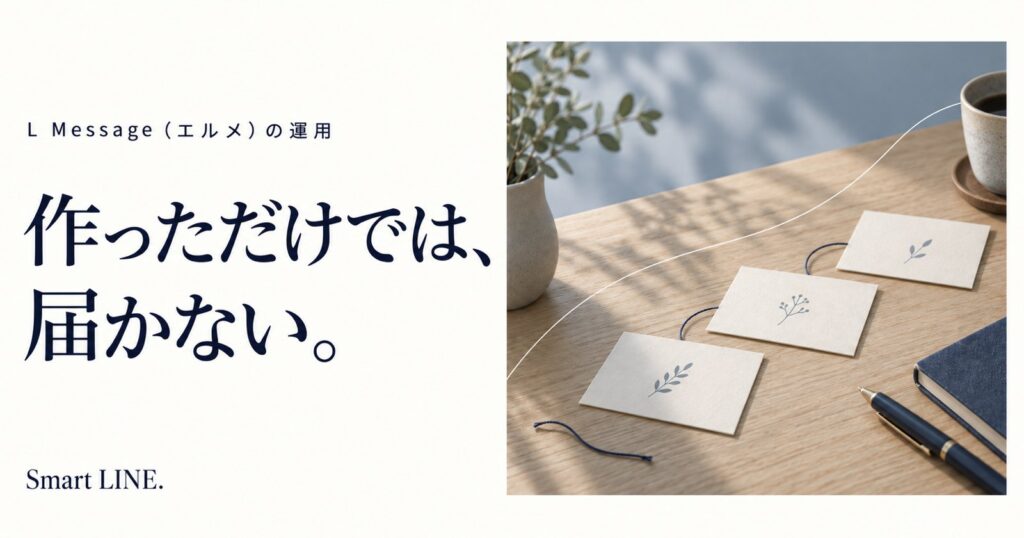 作っただけでは、届かない。エルメのステップ配信の始める設定。